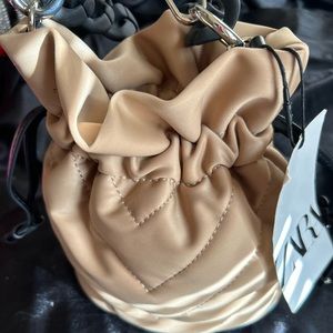Tan bucket bag new